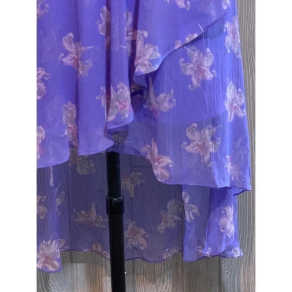 Elizabeth and James Floral Sandy Silk Skirt 8 NWT - Picture 2 of 4